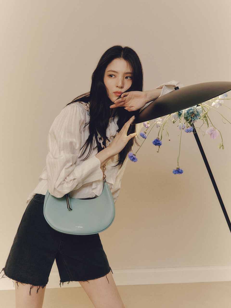 JOY GRYSON - LAUREL SHOULDER BAG (LUPIN BLUE)